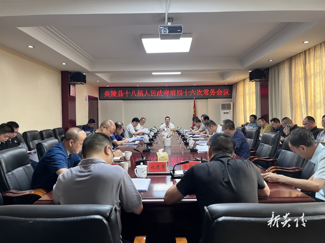 图文丨夏胜利主持召开县政府常务会议  研究“两重”“两新”送解优专项行动、优化营商环境等工作