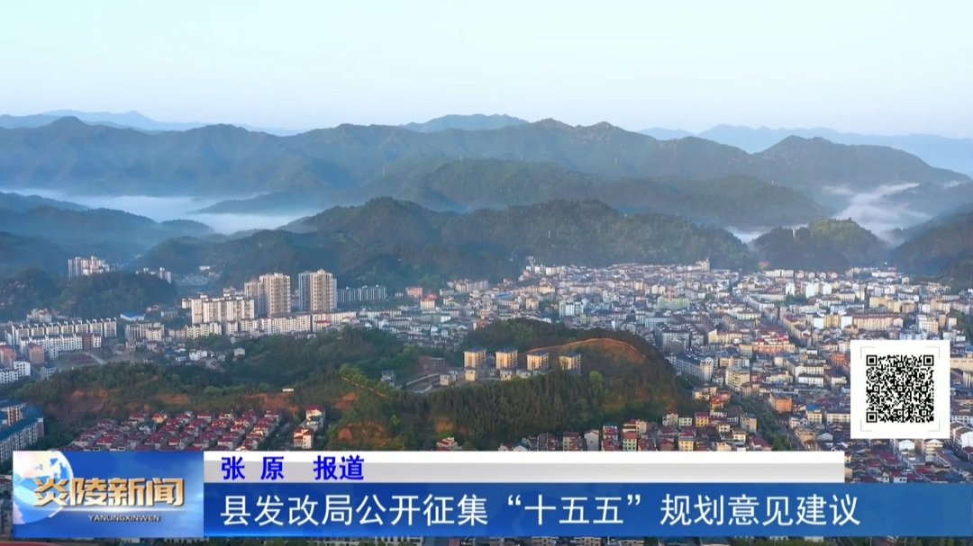县发改局公开征集“十五五”规划意见建议