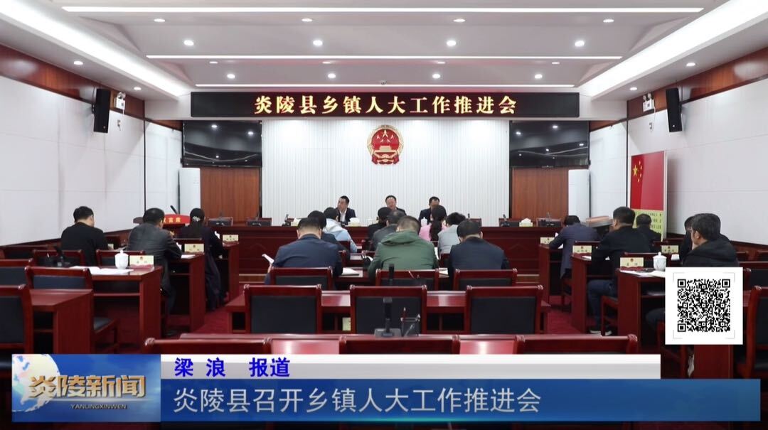 炎陵县召开乡镇人大工作推进会