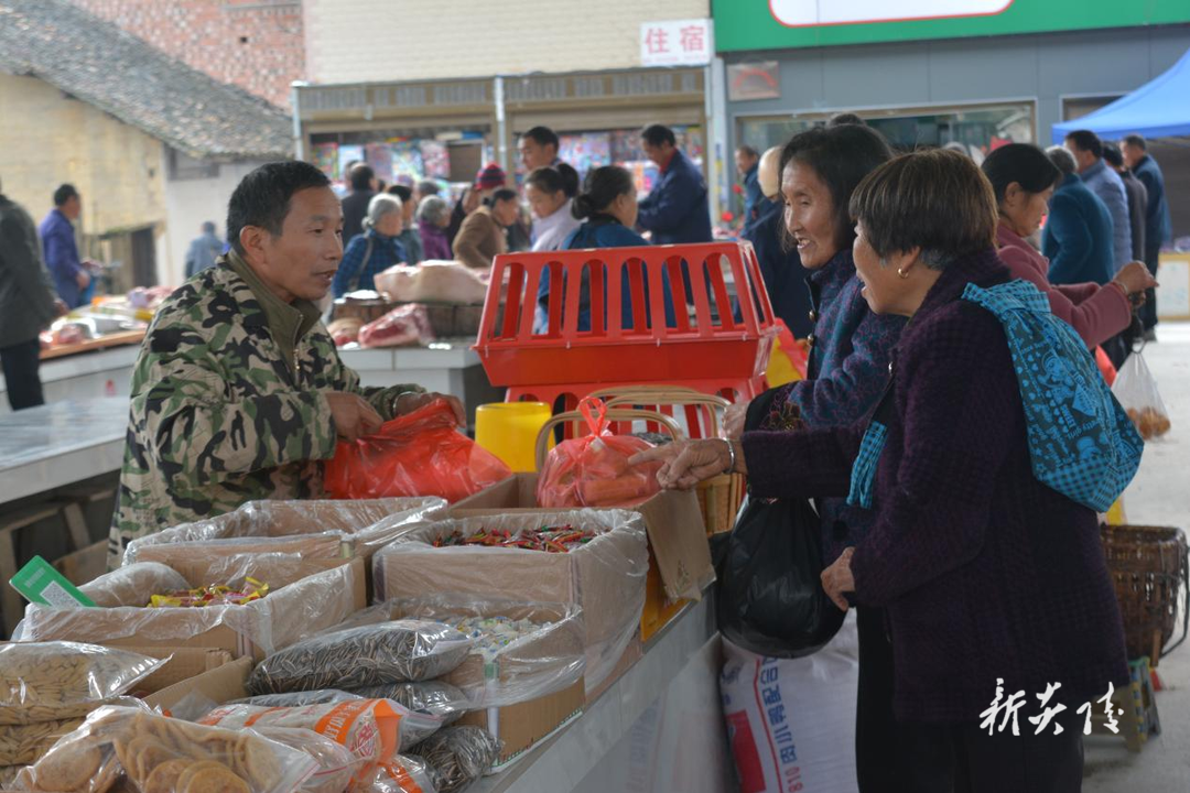 炎陵县下村乡湘赣边农贸副产品交易市场开市