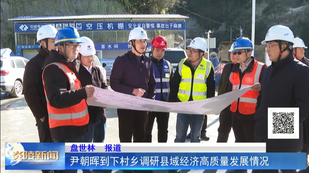 尹朝晖到下村乡调研县域经济高质量发展情况