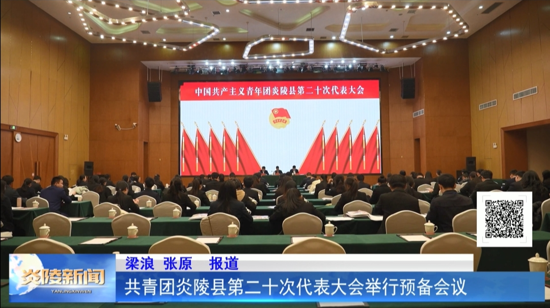 共青团炎陵县第二十次代表大会举行预备会议