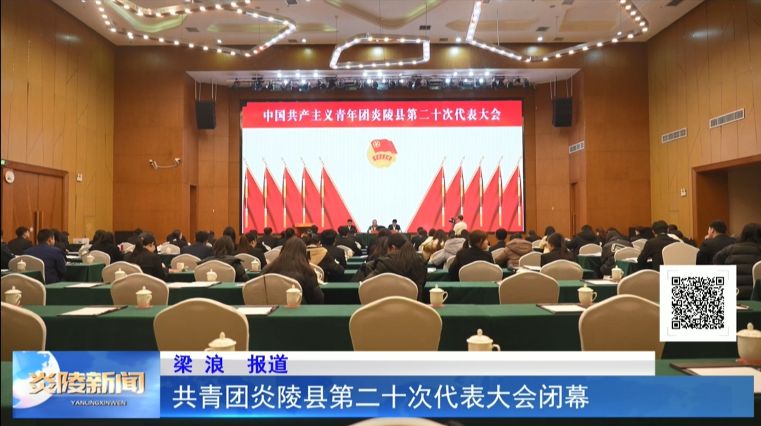 共青团炎陵县第二十次代表大会闭幕