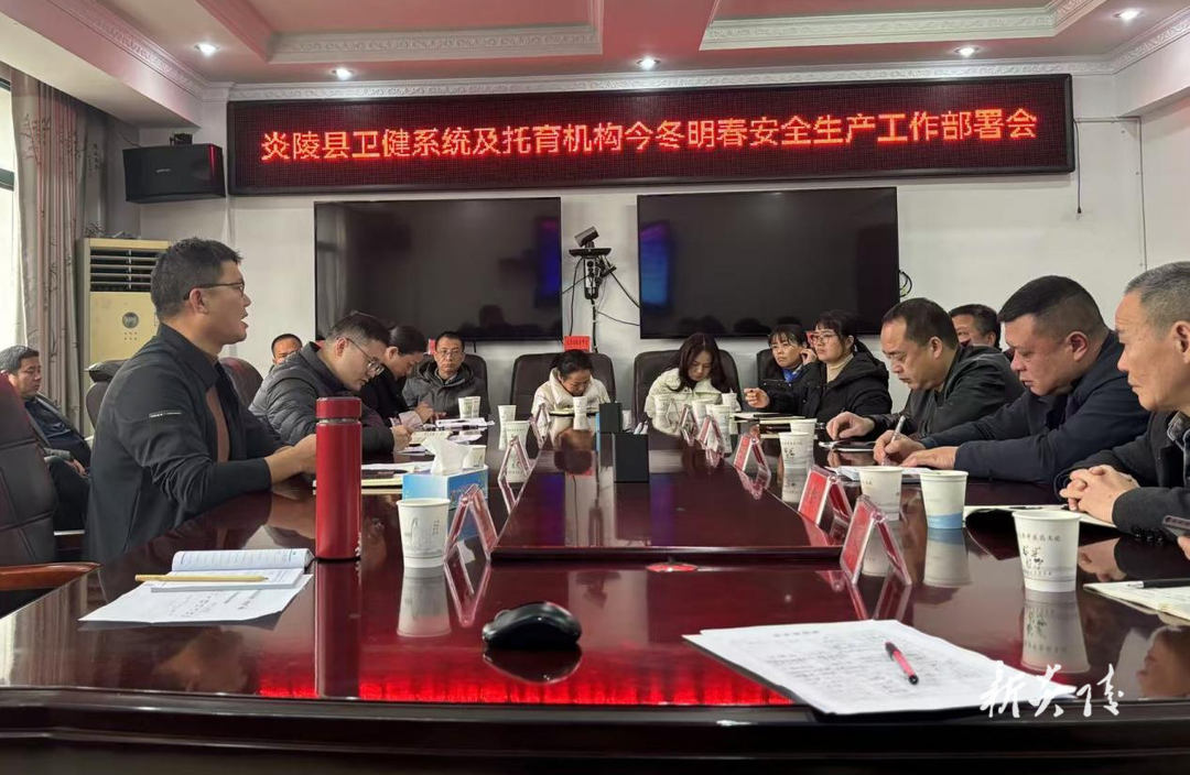 炎陵县卫健系统及托育机构召开今冬明春安全生产工作部署会