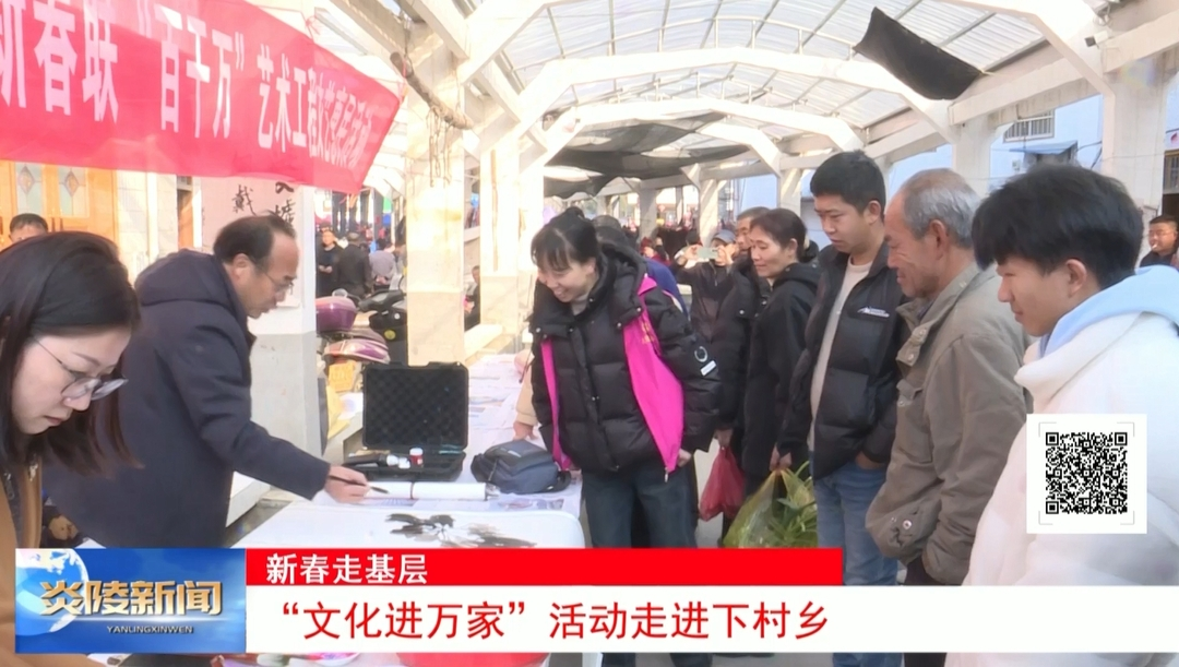 “文化进万家”活动走进下村乡