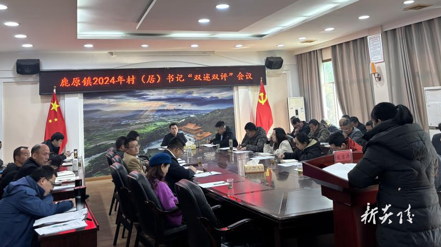 炎陵县鹿原镇召开2024年度“双述双评”会议