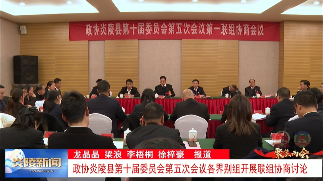 政协炎陵县第十届委员会第五次会议各界别组开展联组协商讨论