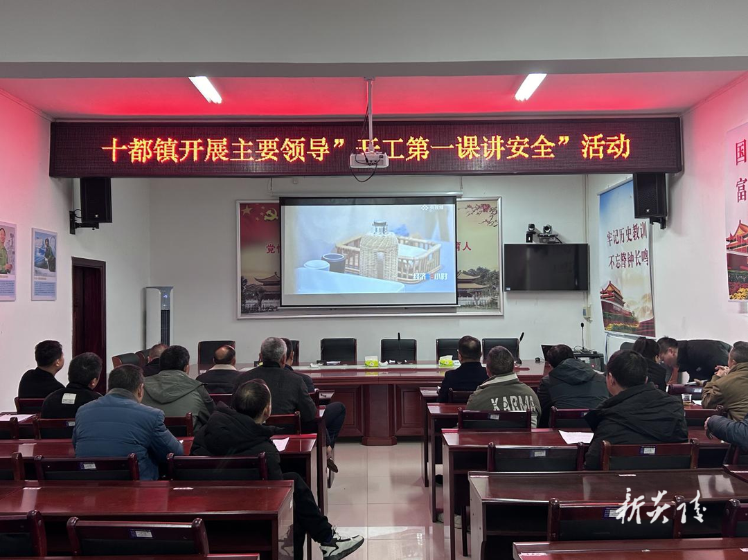 炎陵县十都镇开展“开工第一课讲安全”活动
