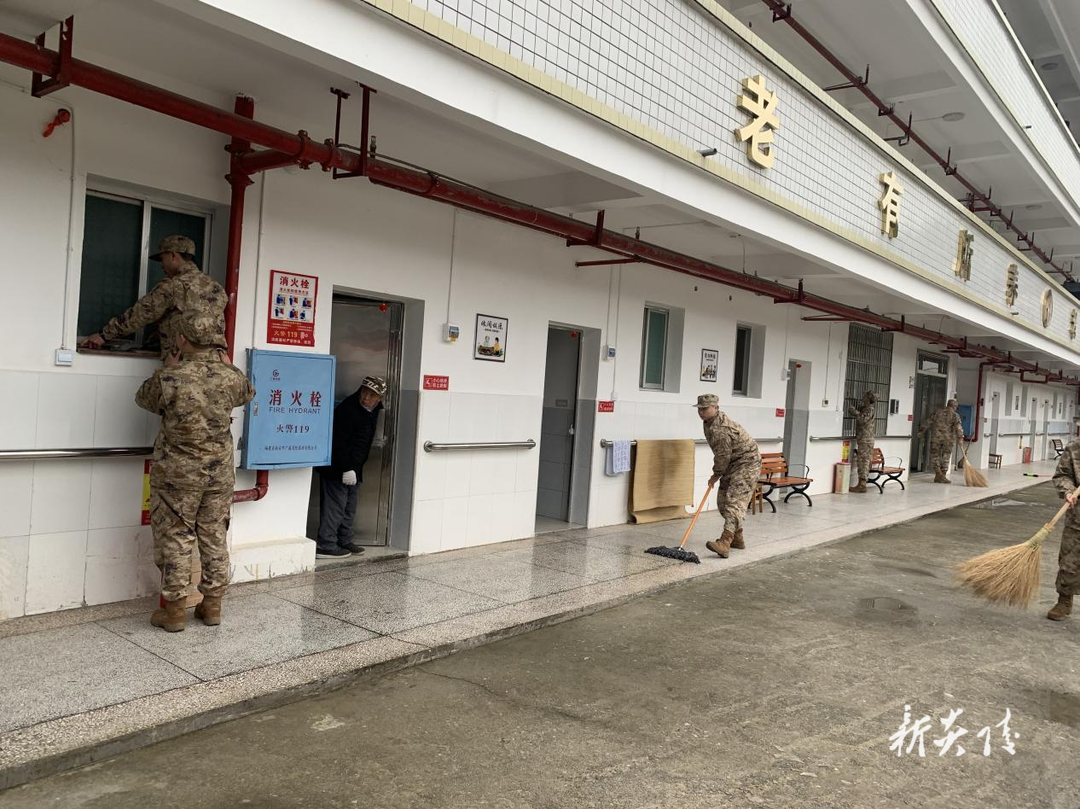 炎陵县鹿原镇：役前新兵践初心 敬老院中展温情