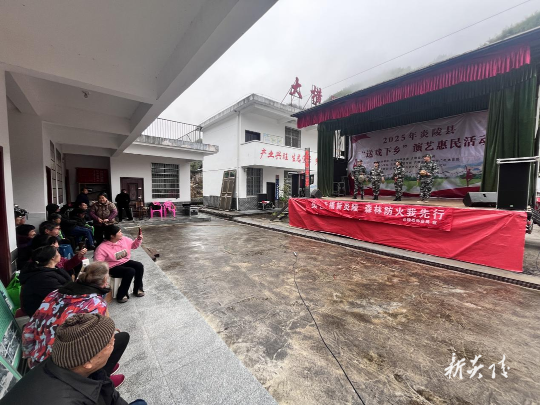 炎陵县下村乡：文化惠民暖人心 送戏下乡润乡村