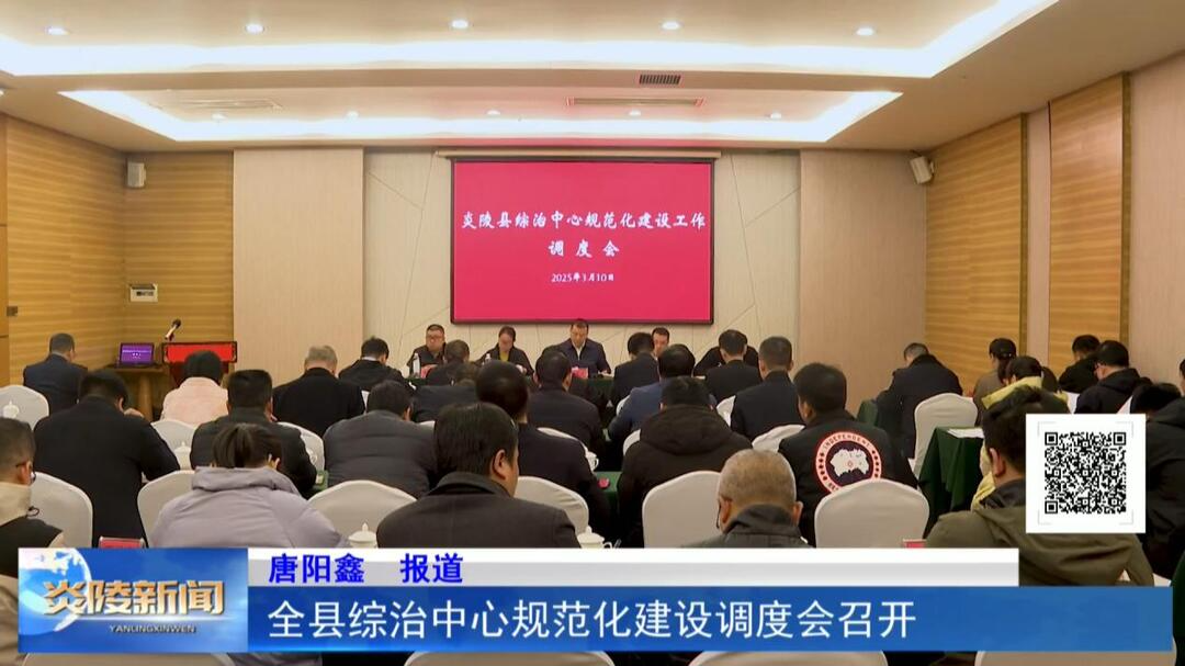 全县综治中心规范化建设调度会召开