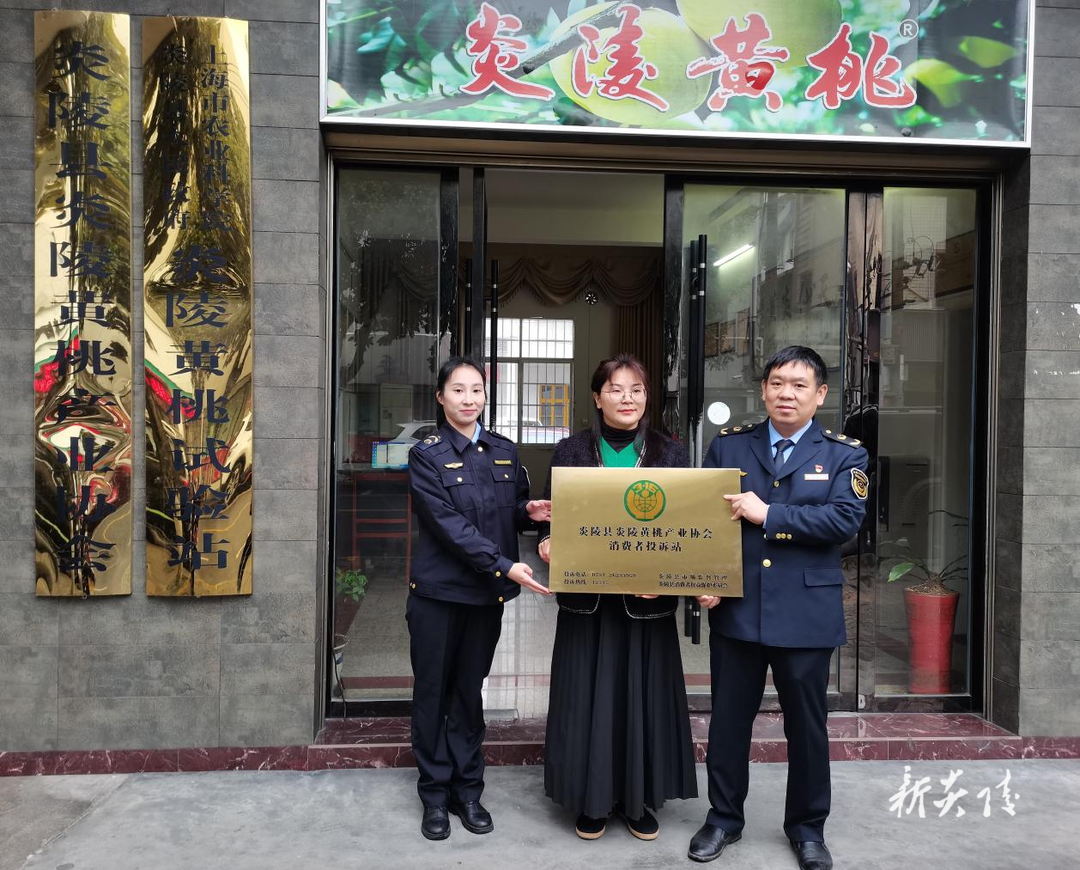 炎陵县市监局为“两站”授牌 护航放心消费