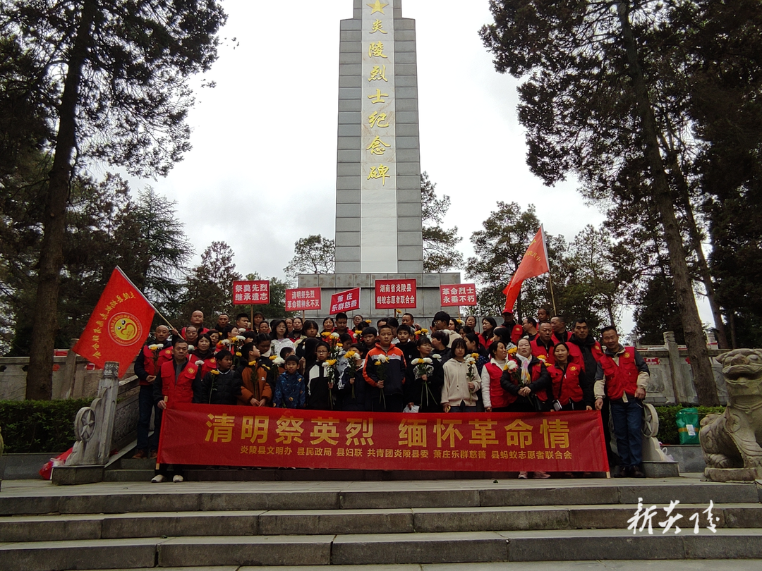 炎陵县妇联开展“清明祭英烈 缅怀革命情”主题活动