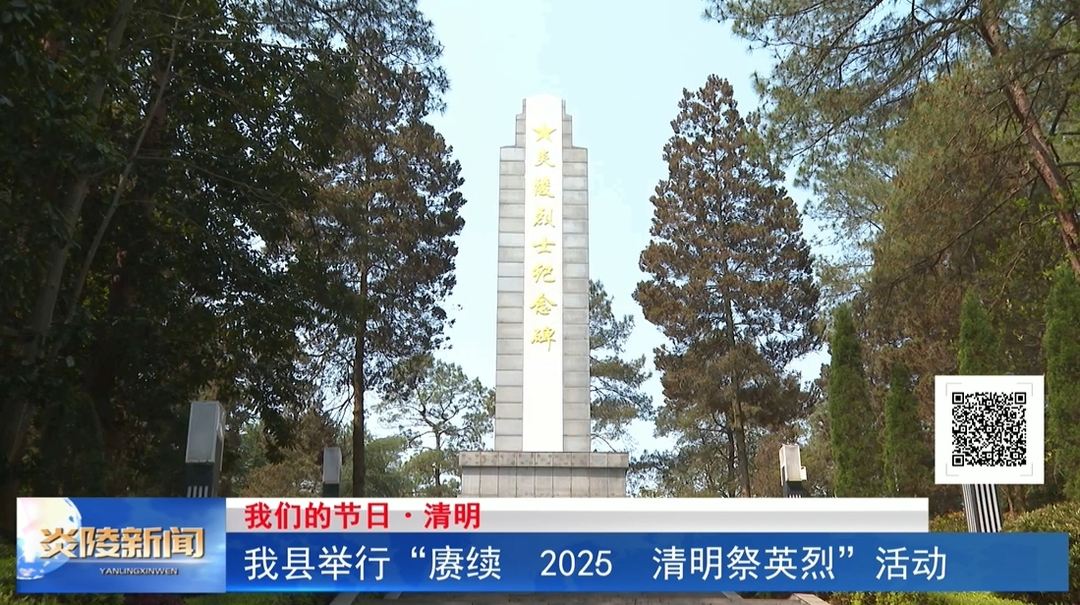 我县举行“赓续·2025·清明祭英烈”活动