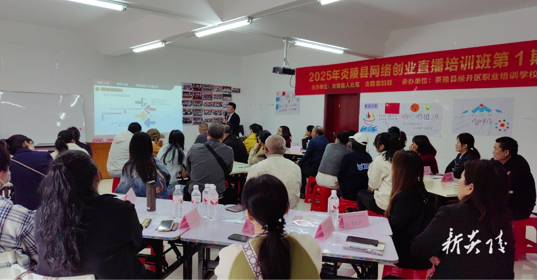 炎陵县妇联组织开展网络直播培训