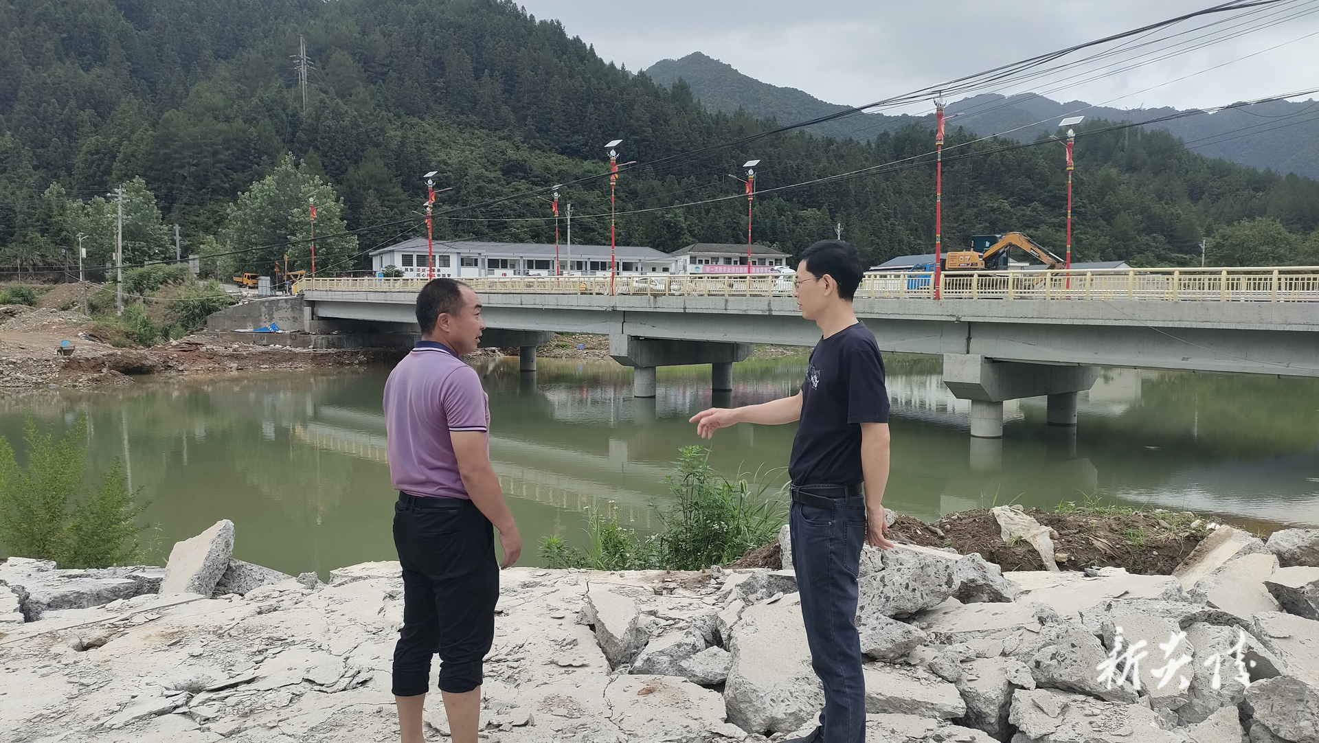 炎陵县中村瑶族乡：落实一线督导  确保项目建设安全有序推进