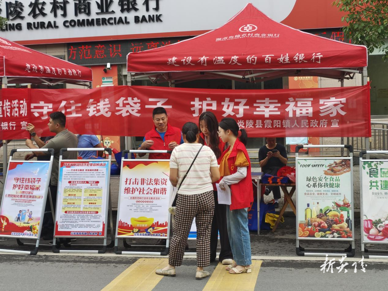 炎陵县霞阳镇：多维联动筑防线 金融知识进万家