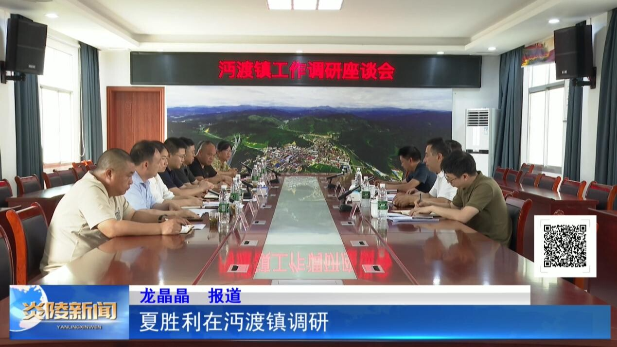 夏勝利在沔渡鎮(zhèn)調(diào)研