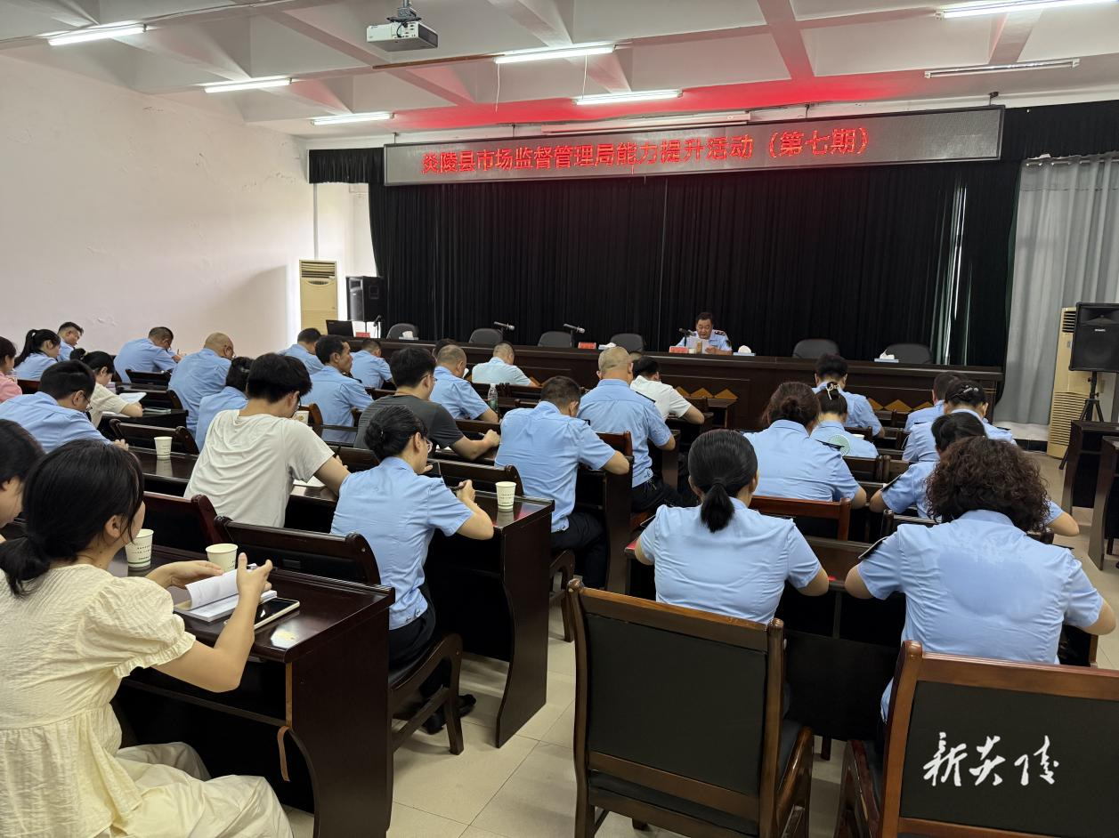 炎陵县市监局开展第七期能力提升活动