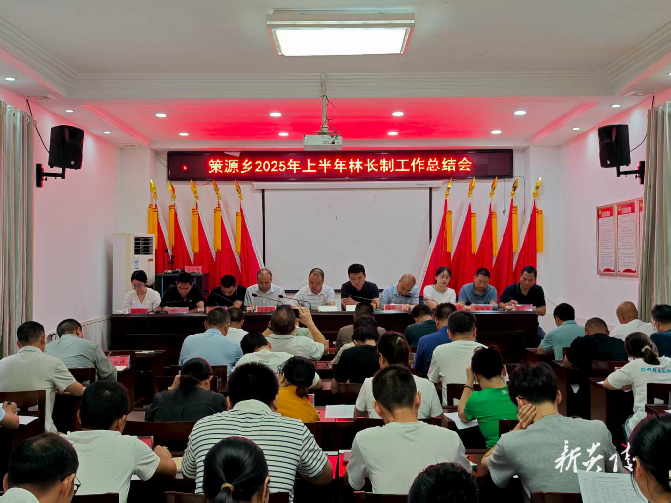 炎陵县策源乡召开2025年上半年林长制工作总结会