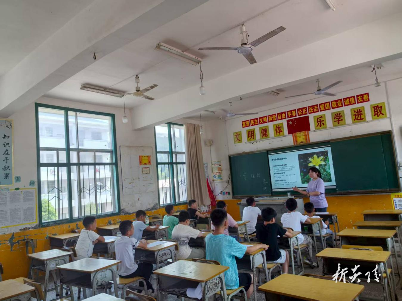 炎陵县水口镇：连续三年为青少年开办“七彩假期”夏令营