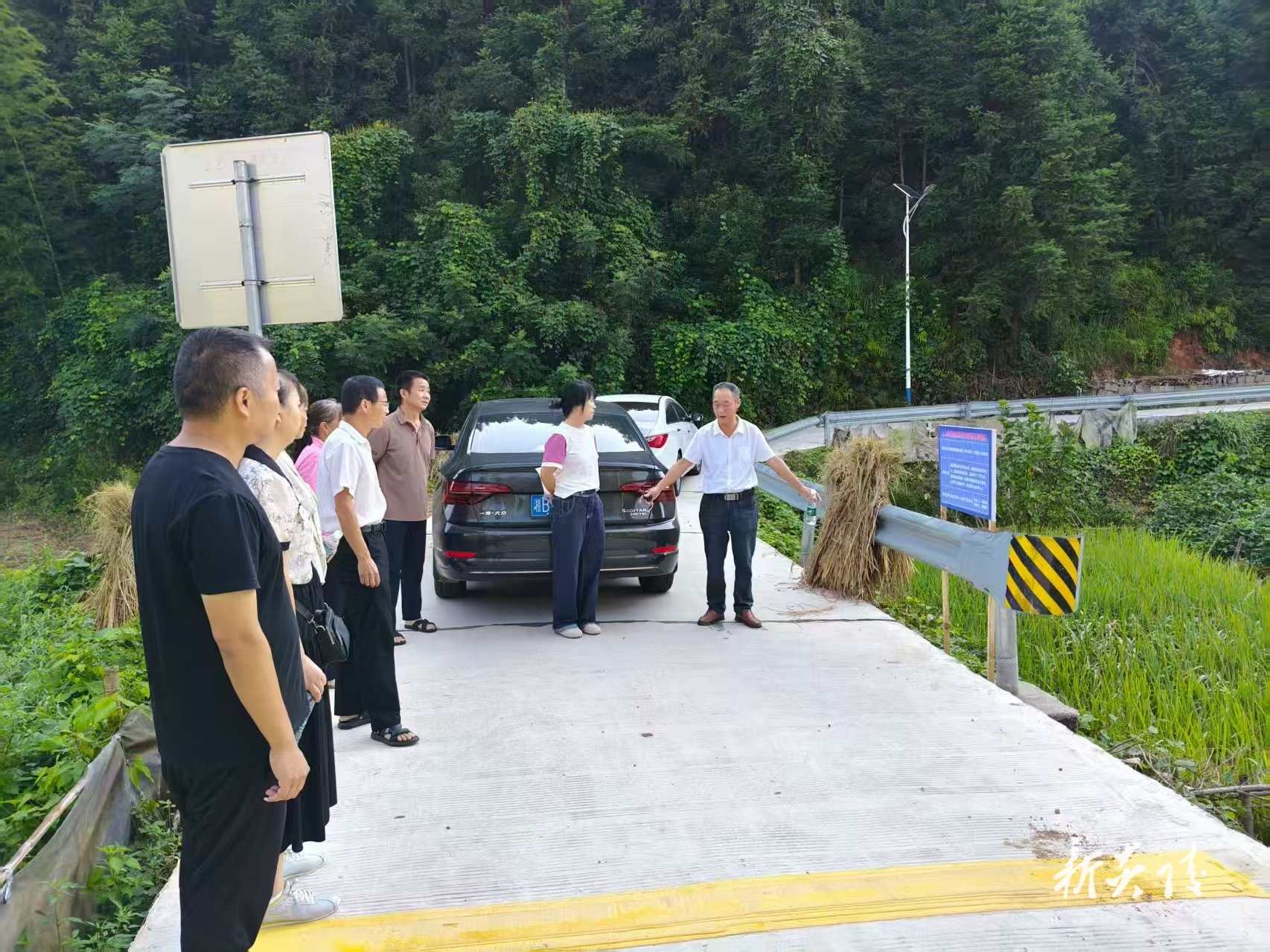 炎陵县沔渡镇人大代表视察督办民生实事项目