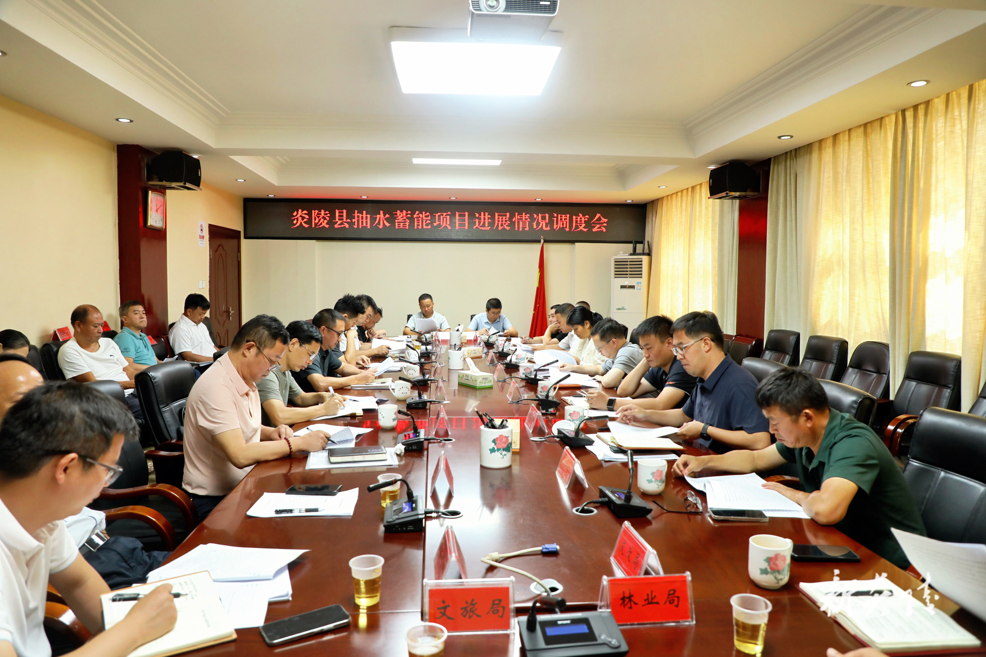 图文丨炎陵县抽水蓄能项目进展情况调度会召开