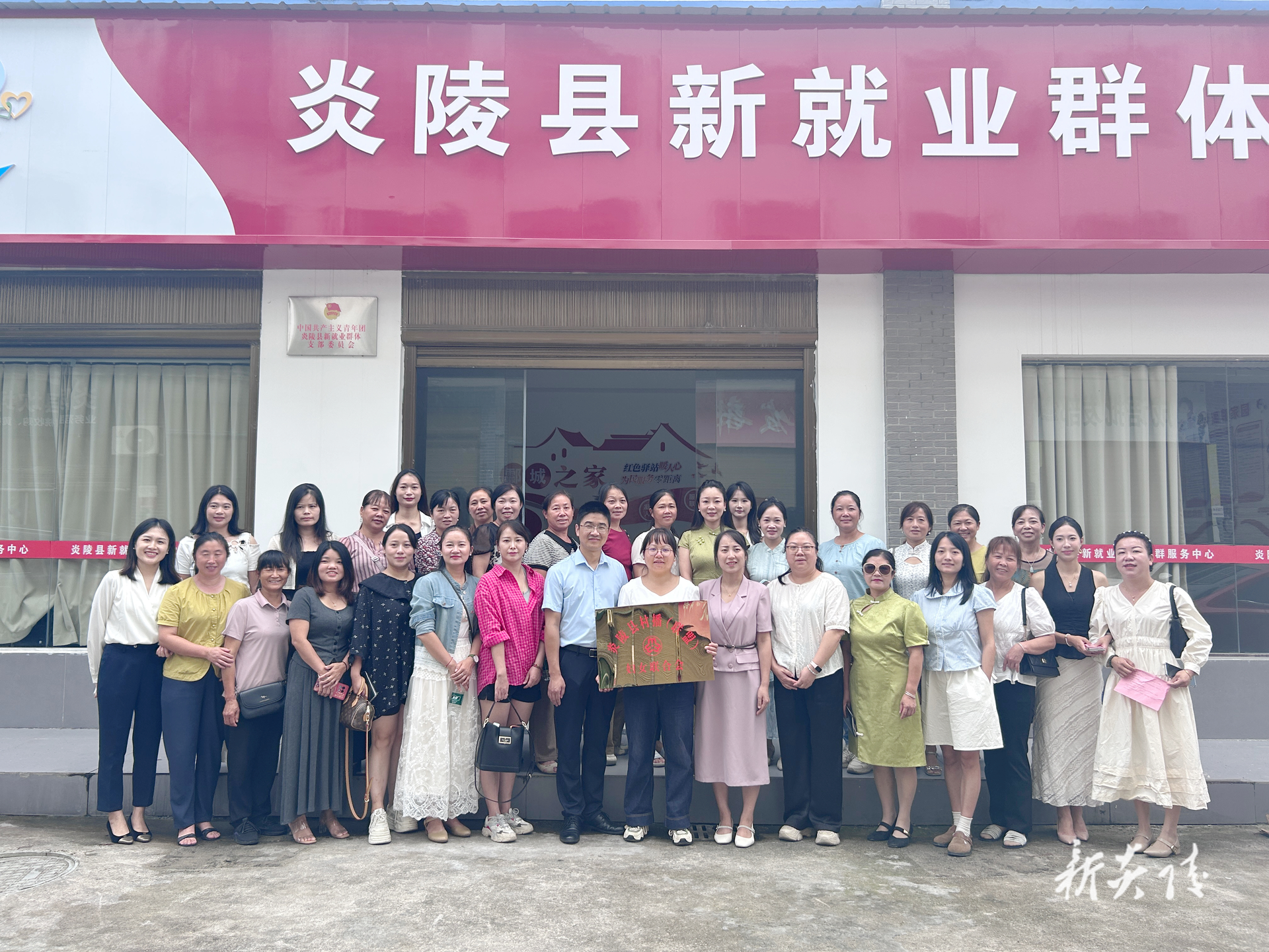 再添“新”力量，炎陵县村播（联盟）妇联成立