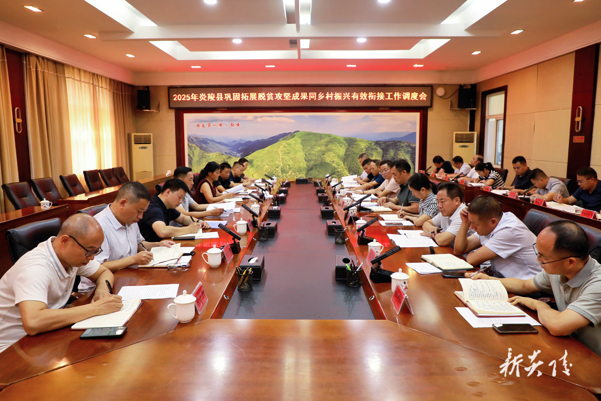 图文丨 2025年炎陵县巩固拓展脱贫攻坚成果同乡村振兴有效衔接工作调度会召开