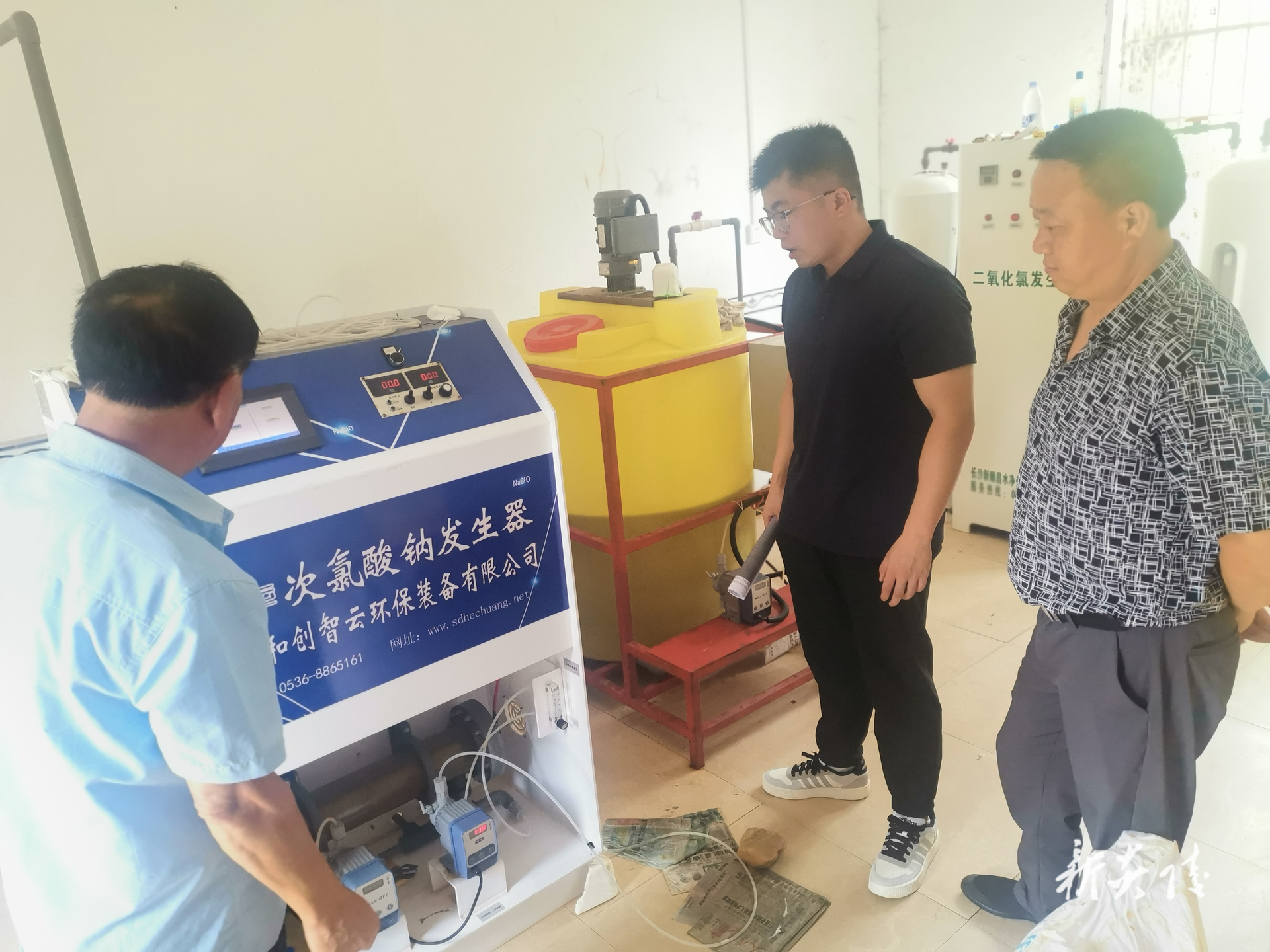 炎陵县霞阳镇开展集中供水安全生产检查