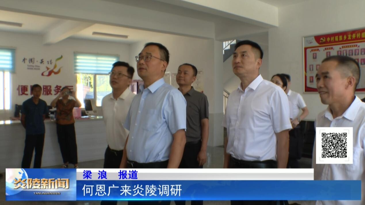 何恩广来炎陵调研
