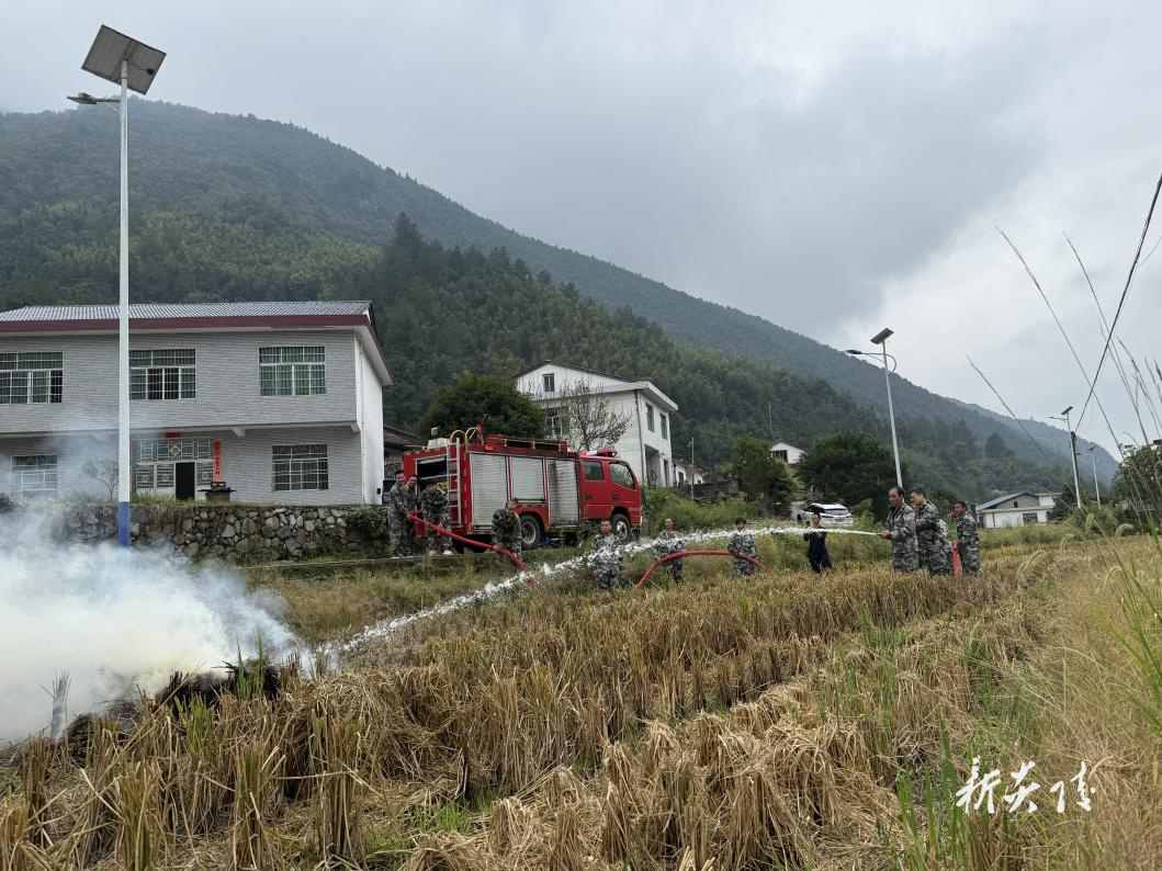 炎陵县策源乡开展森林防灭火应急演练  筑牢安全“防火墙”