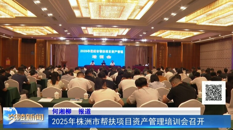 2025年株洲市帮扶项目资产管理培训会召开