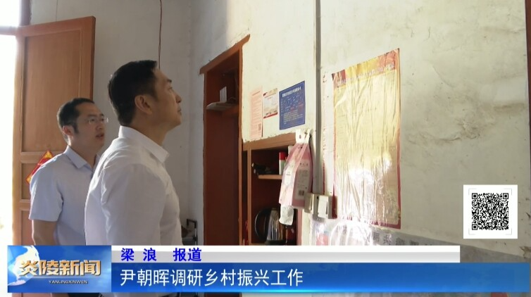 尹朝晖调研乡村振兴工作