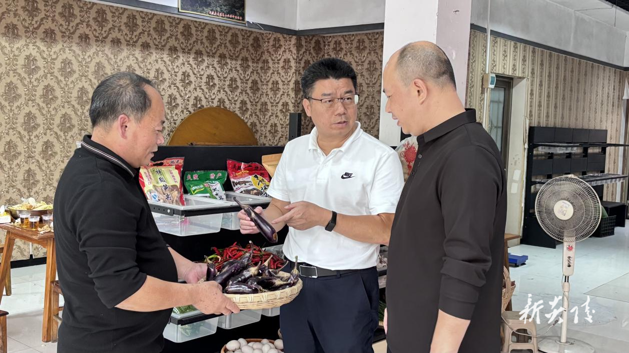 株洲市供销合作社来炎调研督导“三社合一”和“流动供销”工作