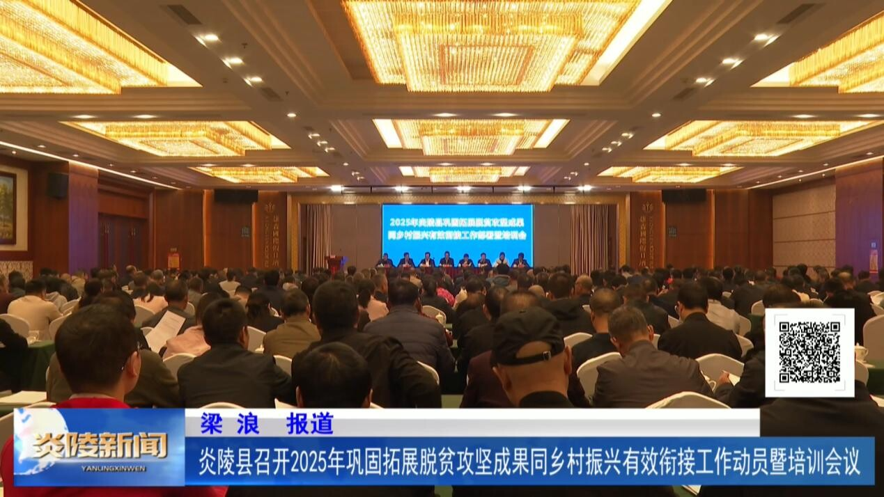 炎陵县召开2025年巩固拓展脱贫攻坚成果同乡村振兴有效衔接工作动员暨培训会议