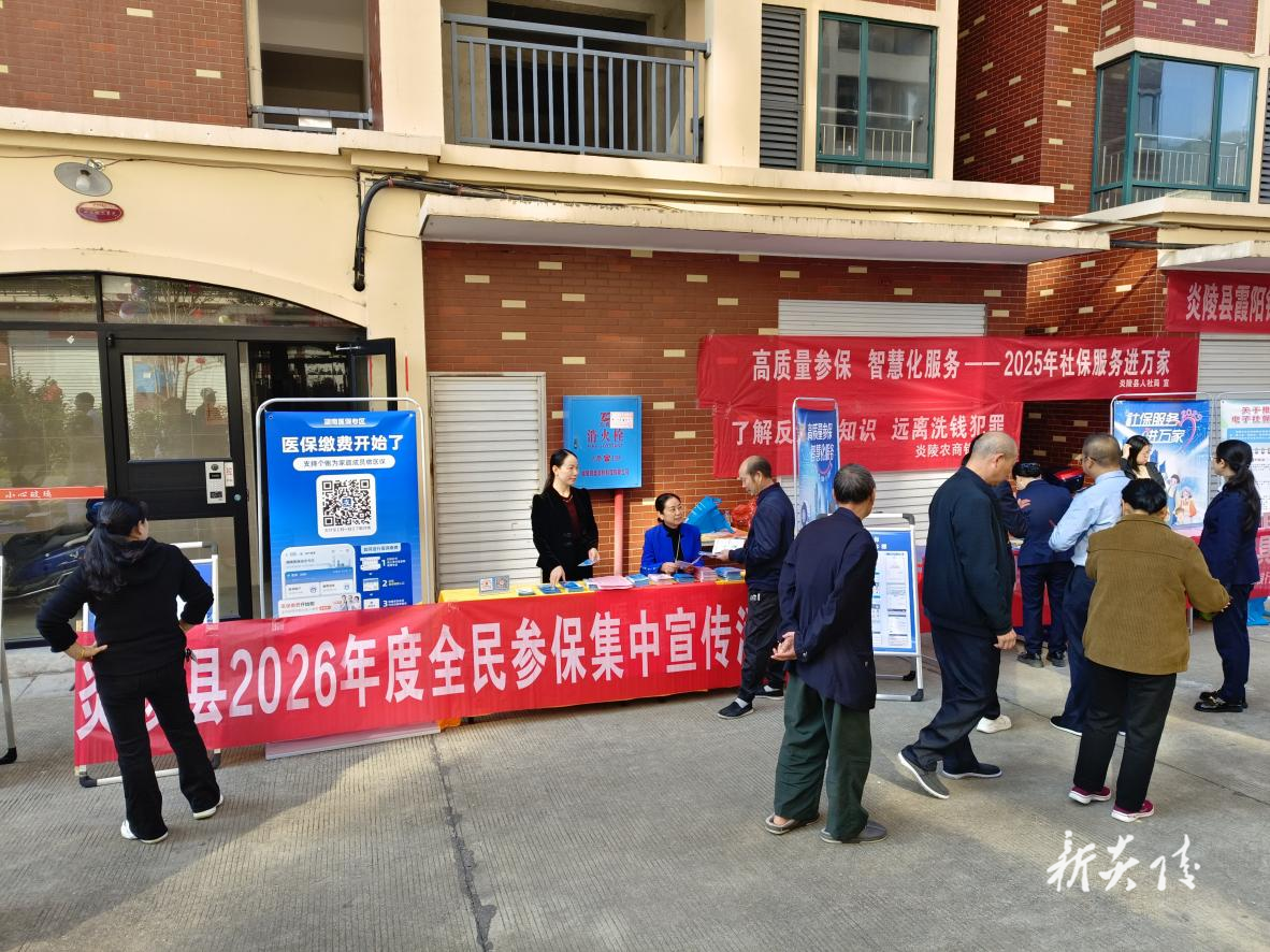 炎陵县医疗保障局开展全民参保集中宣传月活动