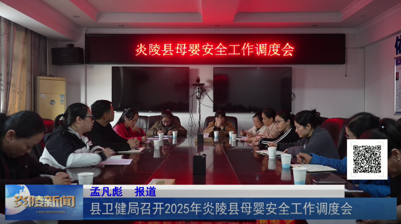 县卫健局召开2025年炎陵县母婴安全工作调度会