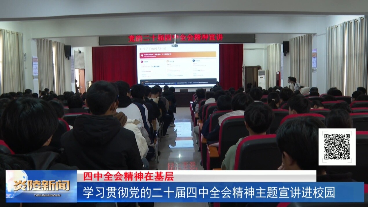 学习贯彻党的二十届四中全会精神主题宣讲进校园
