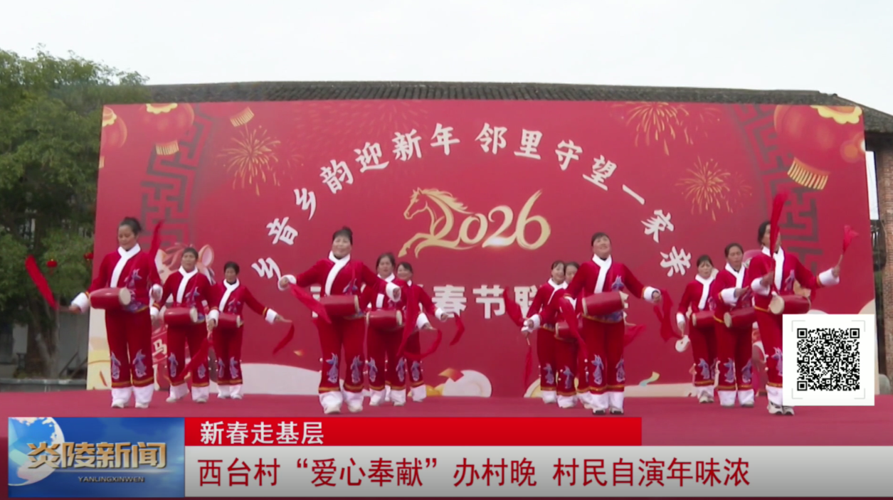 西台村“爱心奉献”办村晚 村民自演年味浓