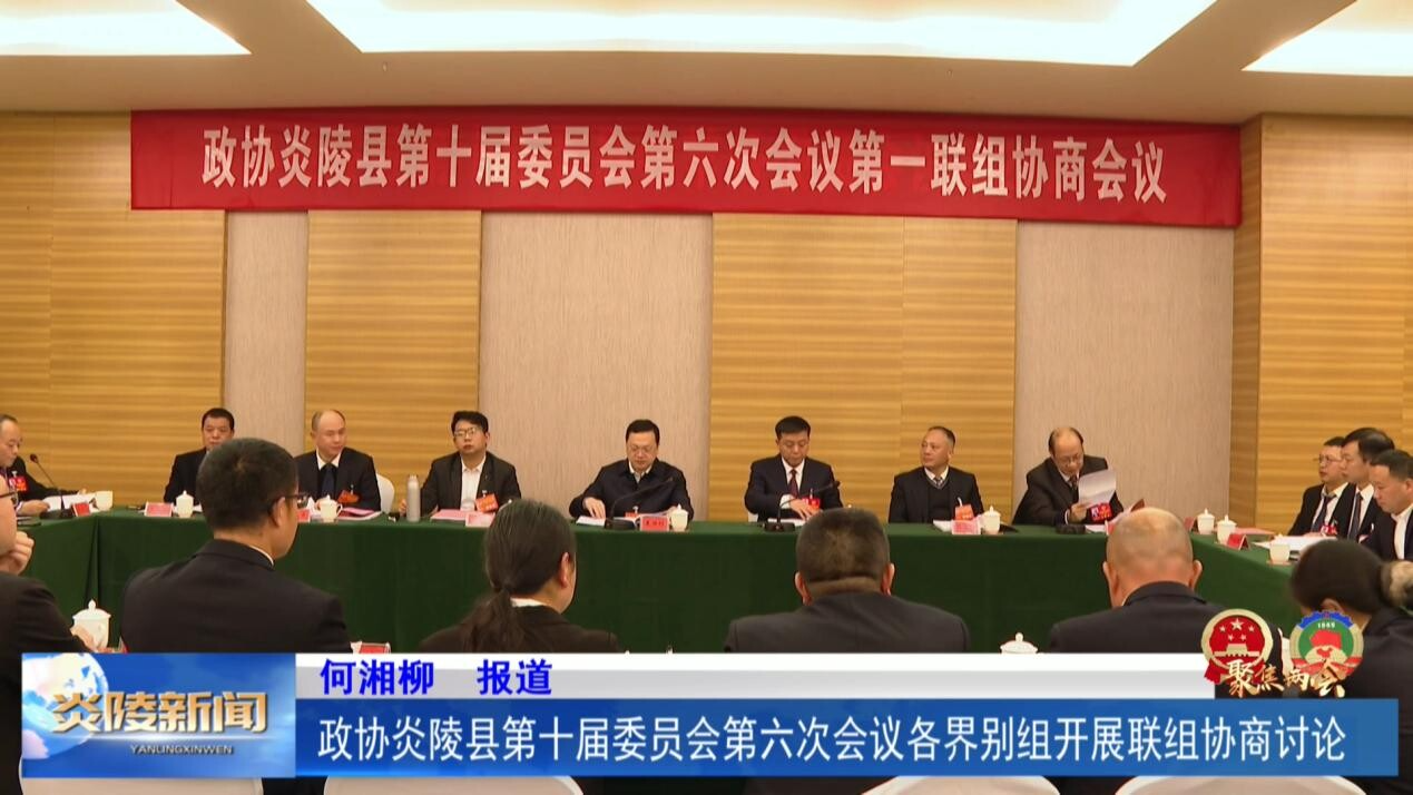 政协炎陵县第十届委员会第六次会议各界别组开展联组协商讨论