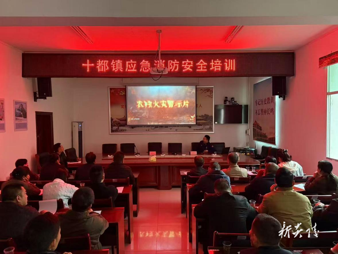 炎陵县十都镇联合县消防大队开展应急消防培训