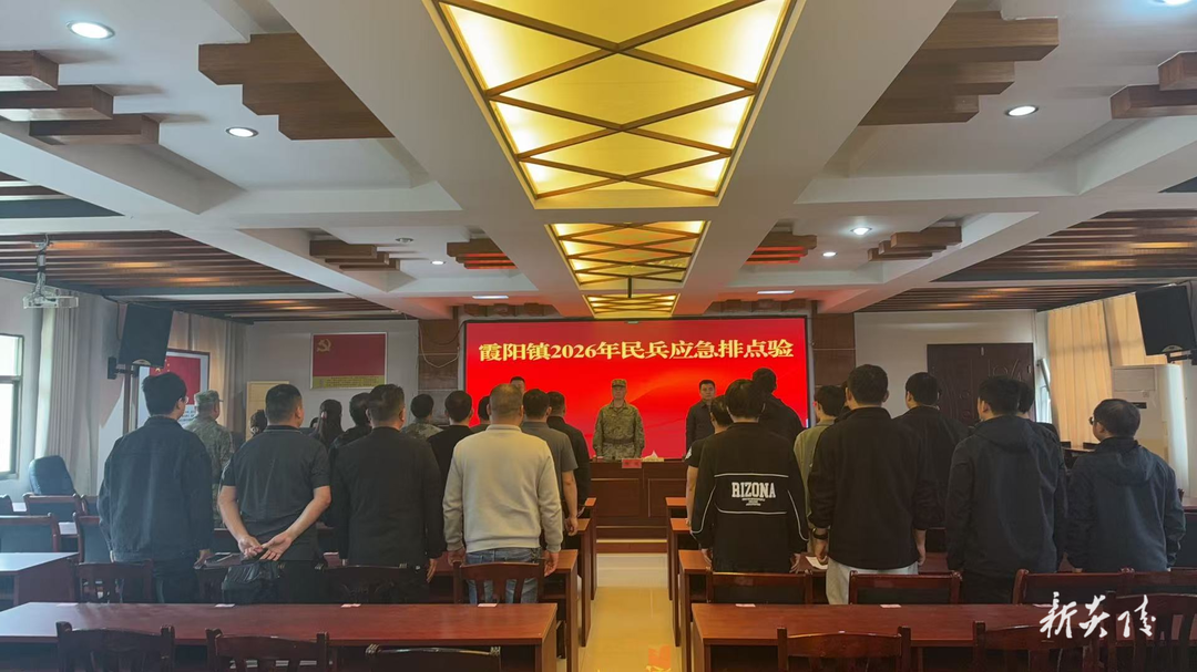 炎陵县霞阳镇召开2026年民兵应急排点验大会