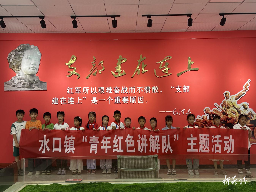炎陵县水口镇：红领巾讲解员上岗党群服务中心