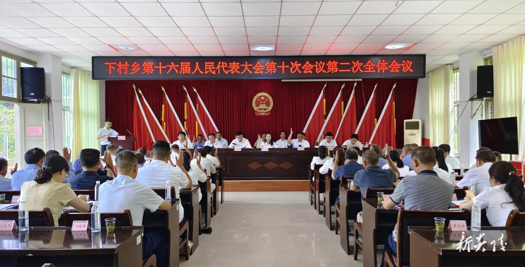 炎陵县下村乡第十六届人民代表大会第十次会议召开