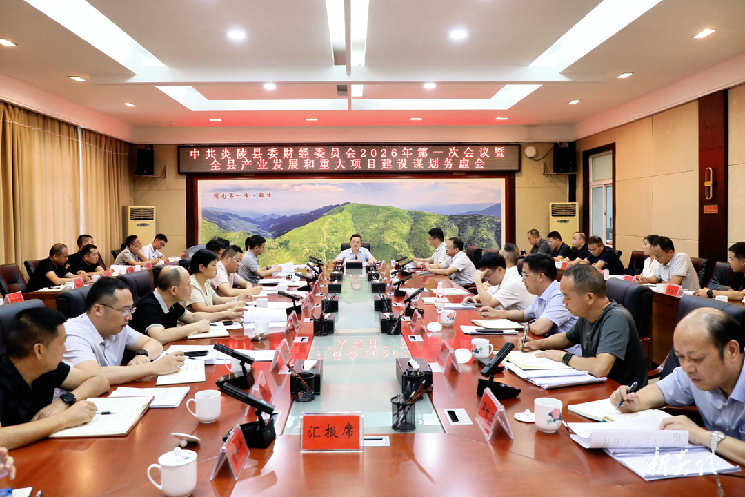 ​ 图文 | 县委财经委员会2026年第一次会议暨全县产业发展和重大项目建设谋划务虚会召开