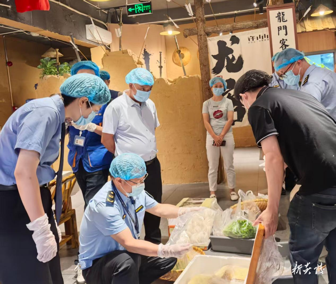 炎陵县市场监督管理局开展“随机查外卖”活动