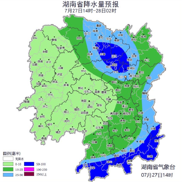 报！“红霞”进入湖南后走丟了