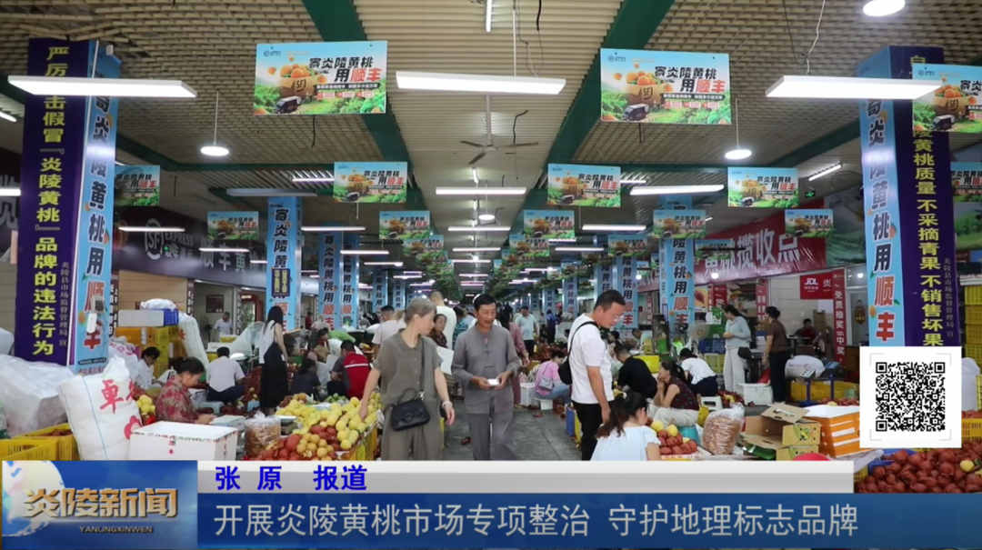开展炎陵黄桃市场专项整治 守护地理标志品牌