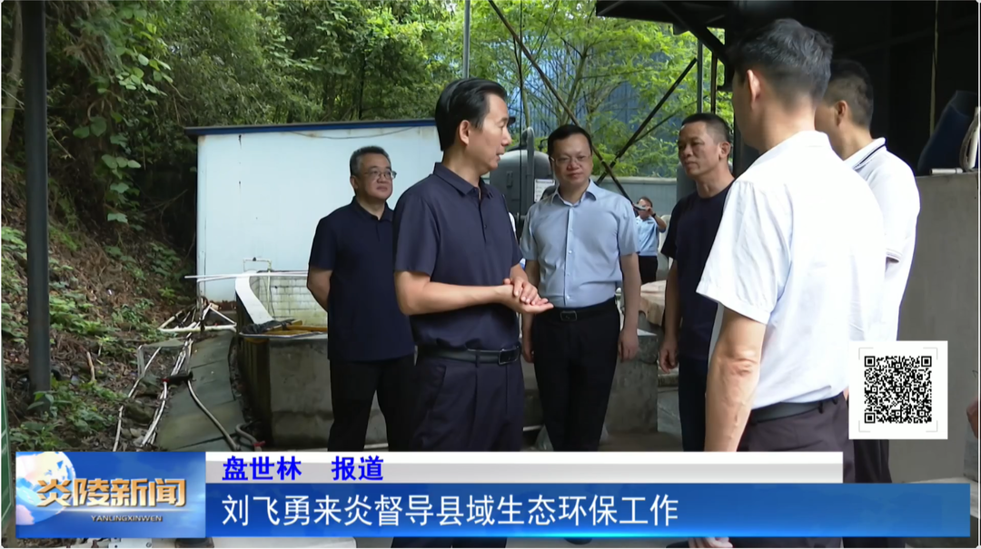 刘飞勇来炎督导县域生态环保工作